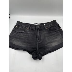 Garage Womens Black Shorts Size 7/28 Low Rise Cuffed NWOT
